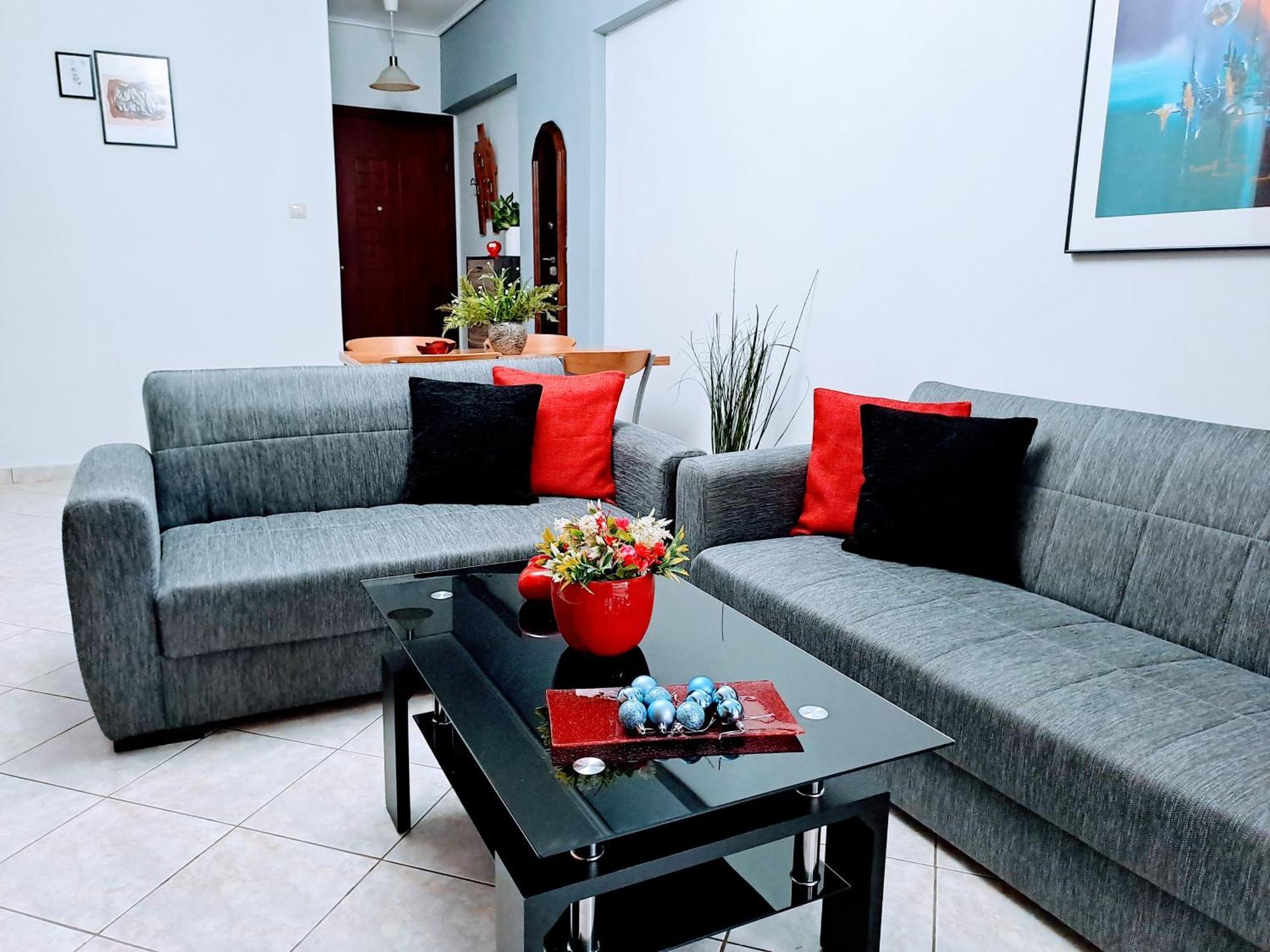 Bright Apartment In Nea Palatia • Oropos Экстерьер фото