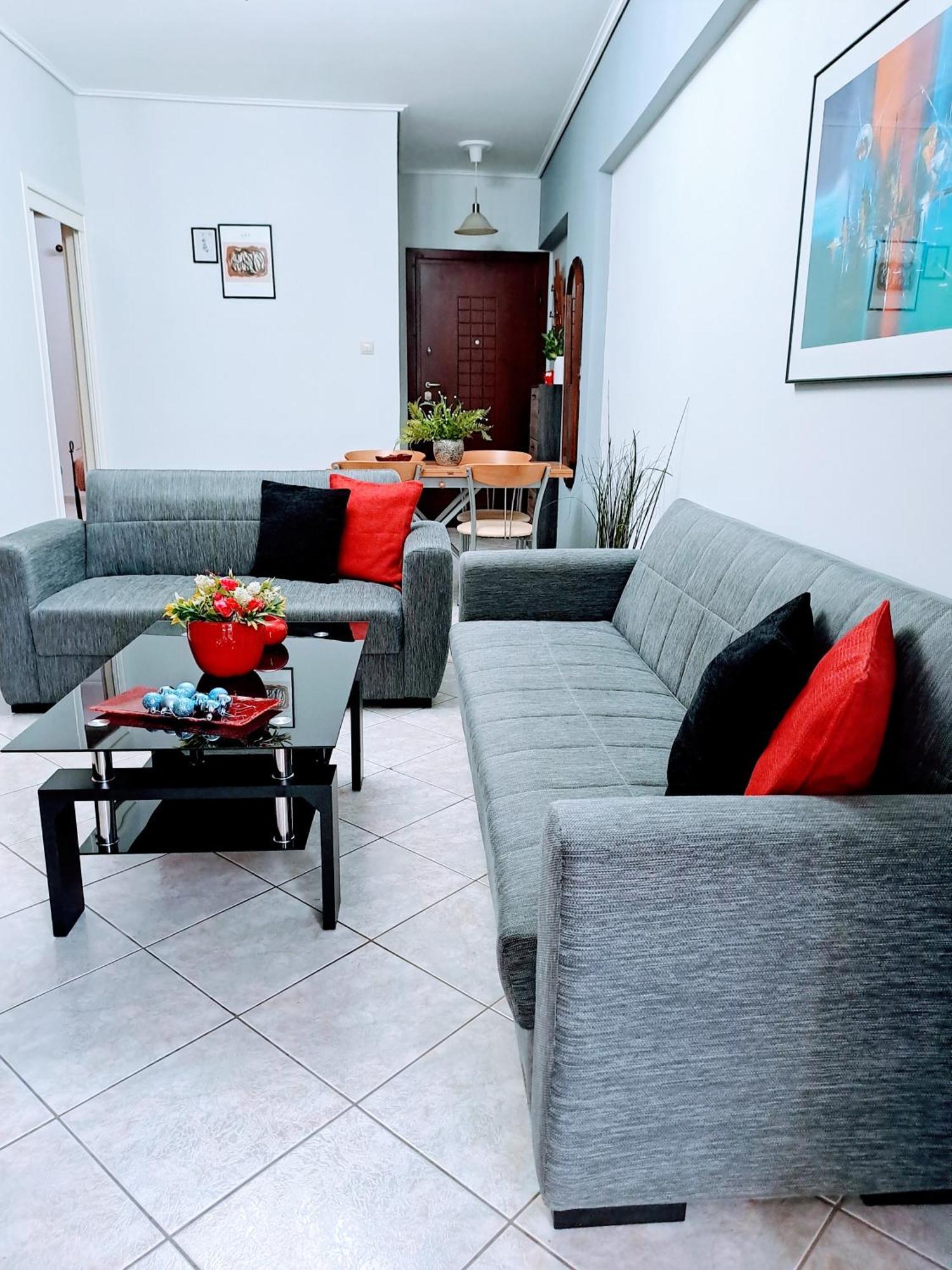 Bright Apartment In Nea Palatia • Oropos Экстерьер фото