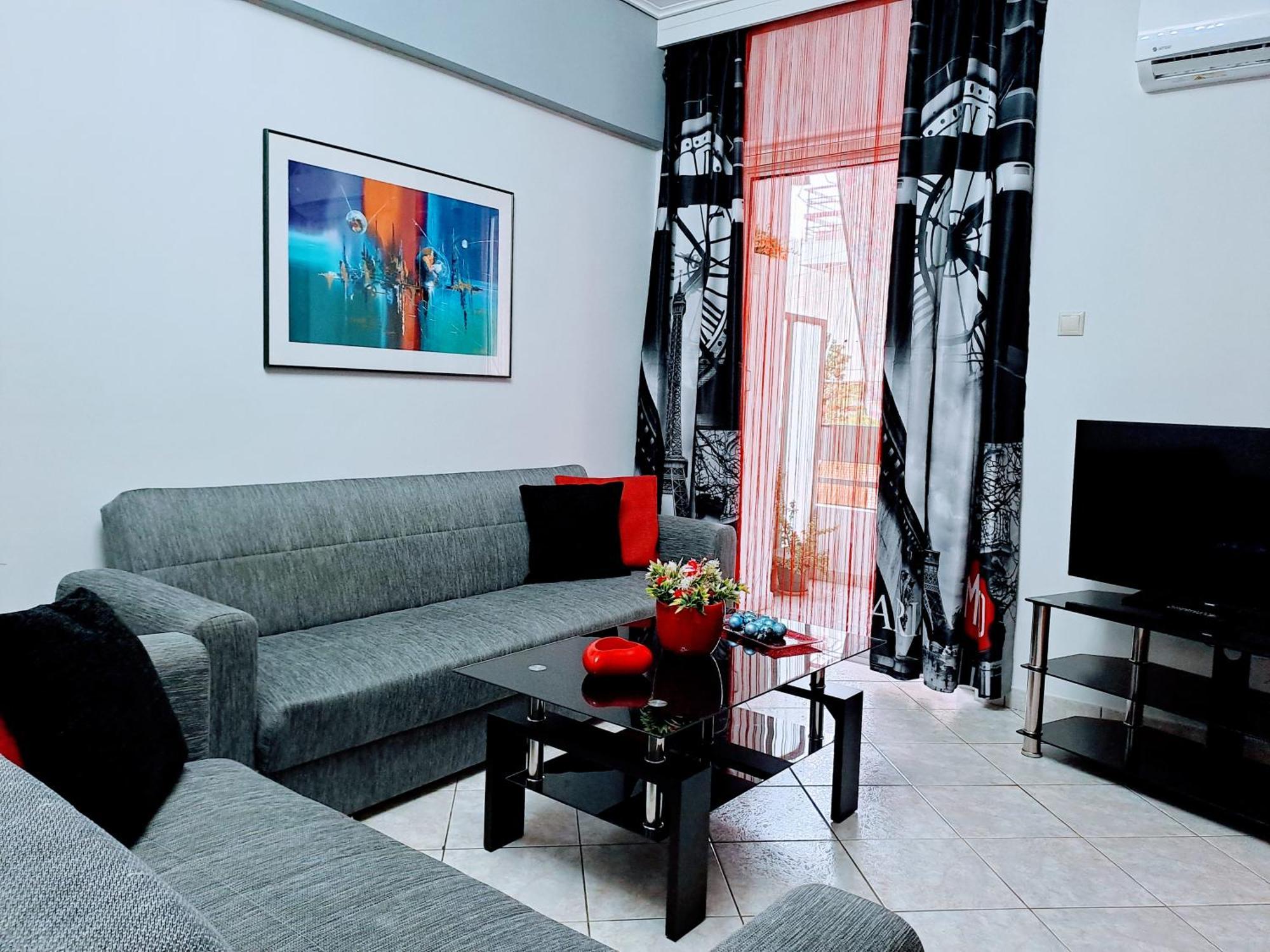 Bright Apartment In Nea Palatia • Oropos Экстерьер фото
